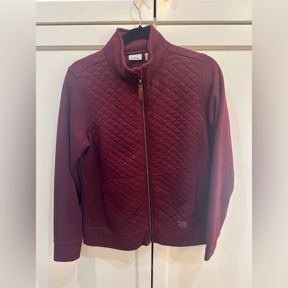 L.L. Bean Women's Maroon Quilted Jacket